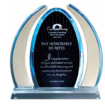 Dynasty Collection, Blue Tinted Lucite Center Piece