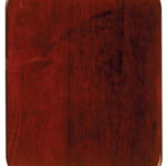 Rosewood Piano Finish Round Corner Plaque