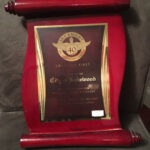 Rosewood Piano Finish Scroll Plaques