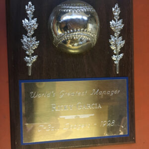 Special Baseball Plaque