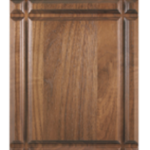 Grooved Face Genuine Walnut Plaque