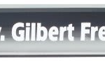 10" x 2" Clear Acrylic Desk Wedge