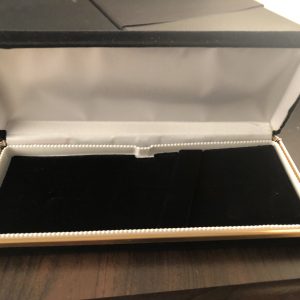 6 1/2" x 2 3/4" Black Velvet Pen Case (Case only, pen not included)