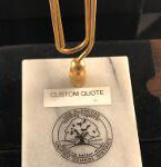 Marble Custom Made Note Holder