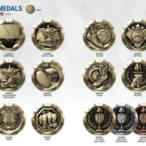 3" World Class Medals