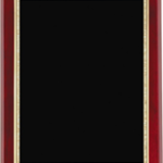 DARK CHERRY & EBONY BLACK PIANO FINISH with FELT BACK