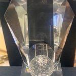 7.5 " GOLF CRYSTAL SLANT FACE